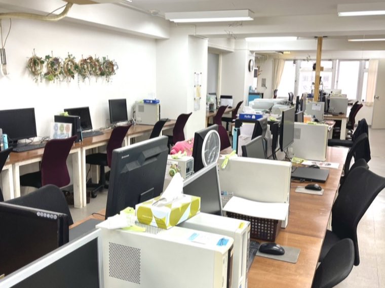 継続支援プラスタの作業スペース